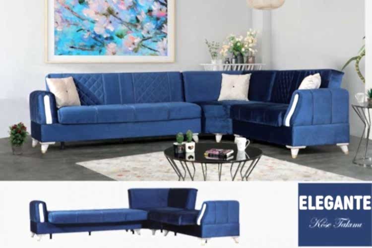 Elegante köşe takım